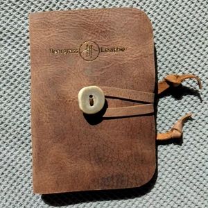 Bison Leather Embossed Field Journal Cover
